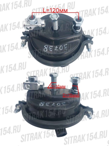 Камера тормозная передняя левая HOWO T5G (30738) WG4075360003